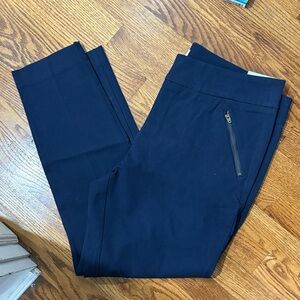 NWT LOFT modern skinny ankle Size 14 navy Pants